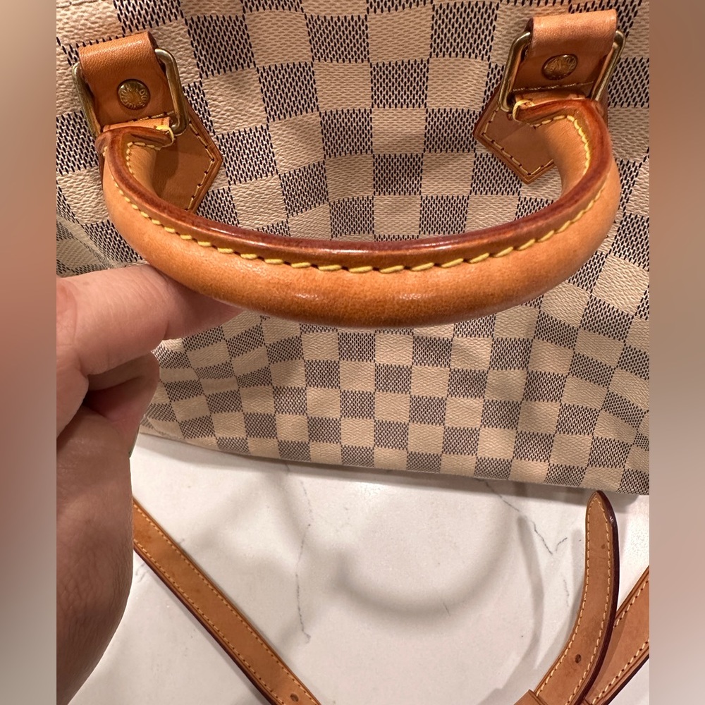 Louis Vuitton Speedy 30 Bandouliere Damier azur - Picture 2 of 11